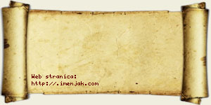 Sara Dakić vizit kartica